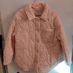 Primark Kids Girls Floral printed quilted jacket, 6-7 years